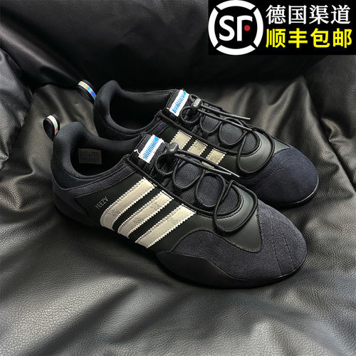 官方正品赛车鞋三杠运动德训鞋男女款2026新款百搭休闲低帮板鞋潮