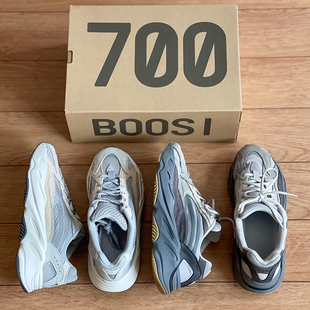 700男士 冬季 厚底黑色老爹鞋 正品 男女款 YEEZY椰子鞋 运动休闲鞋