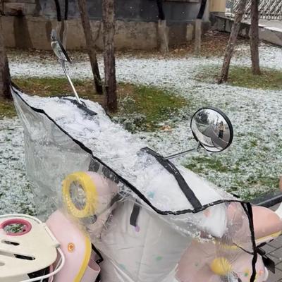 电动车挡雨罩挡风被冬可挡风挡雨