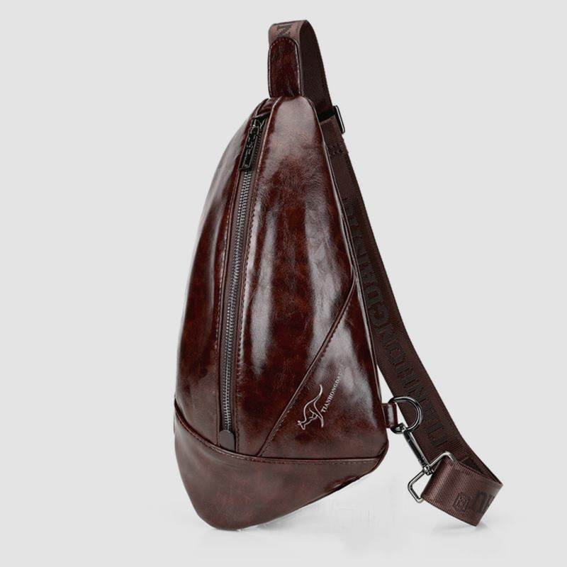 饺子包男士真皮胸包休闲斜挎包韩版潮牌单肩包时尚牛皮防水小背包,箱包皮具/热销女包/男包,男士包袋,淘宝优惠券,粉丝福利购,淘宝优惠卷