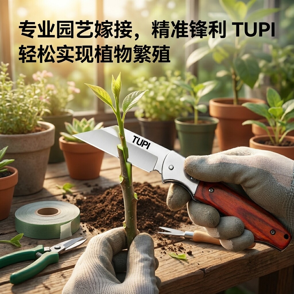 TUPI十大名牌嫁接刀德国进口钢嫁接刀精品嫁接刀高硬度芽接刀