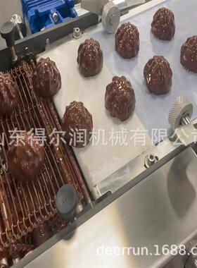 坚果巧克力涂层机 小型巧克力涂层冷却线 高粘度转子泵不锈钢材质