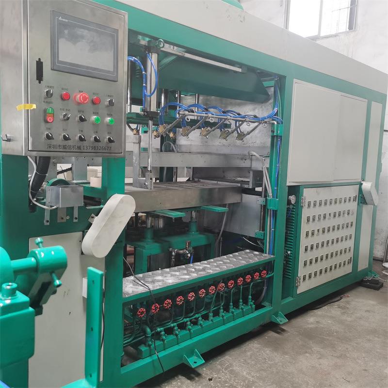 厂家热销可降解餐盒PETPPPS一次性餐盒真空成型机环保