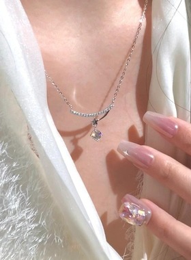 许愿星项链女S999纯银轻奢