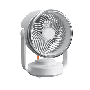 自动摇头小风扇桌面电风扇usb可充电便携式风扇轻音宿舍婴儿床上卧室办公室带小夜灯大风力台挂两用壁挂厨房
