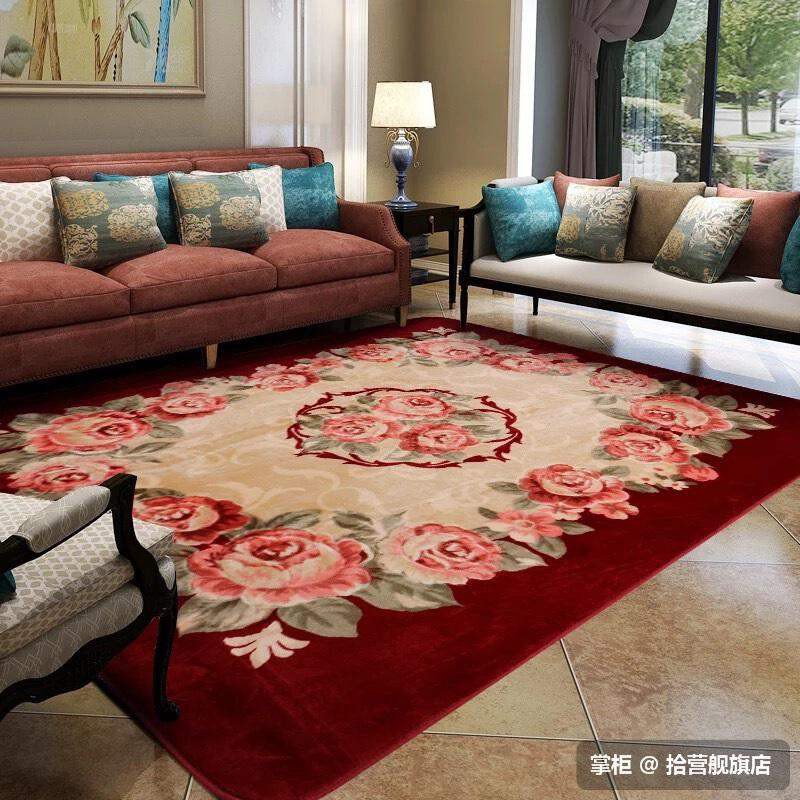 日本购【金猪报喜】欧式立体客厅地毯新款中式玫瑰豪华欧式客厅卧|ruв категории домашний ткань, ковер - от Buy2taobao.com для оказания профессиональной услуги покупки агента Taobao