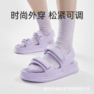 女生凉鞋可爱夏季百搭少女孩运动凉鞋女大童平底仙女风时尚1214岁