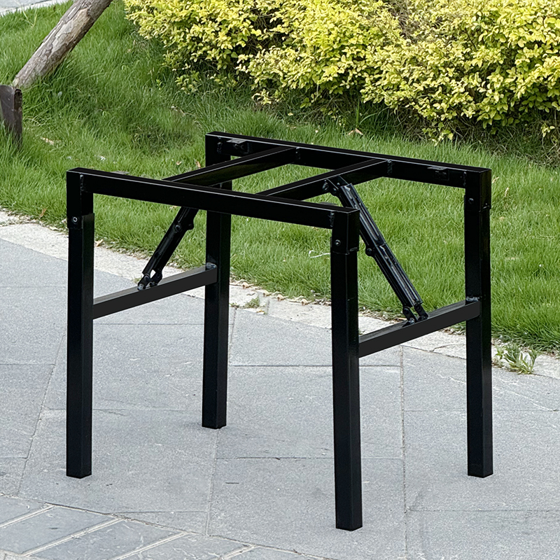 长方形桌架子可折叠桌子腿 桌腿支架 折叠架子 饭桌腿铁桌架 桌脚