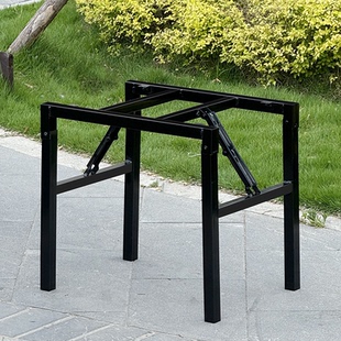 长方形桌架子可折叠桌子腿 桌腿支架 折叠架子 饭桌腿铁桌架 桌脚