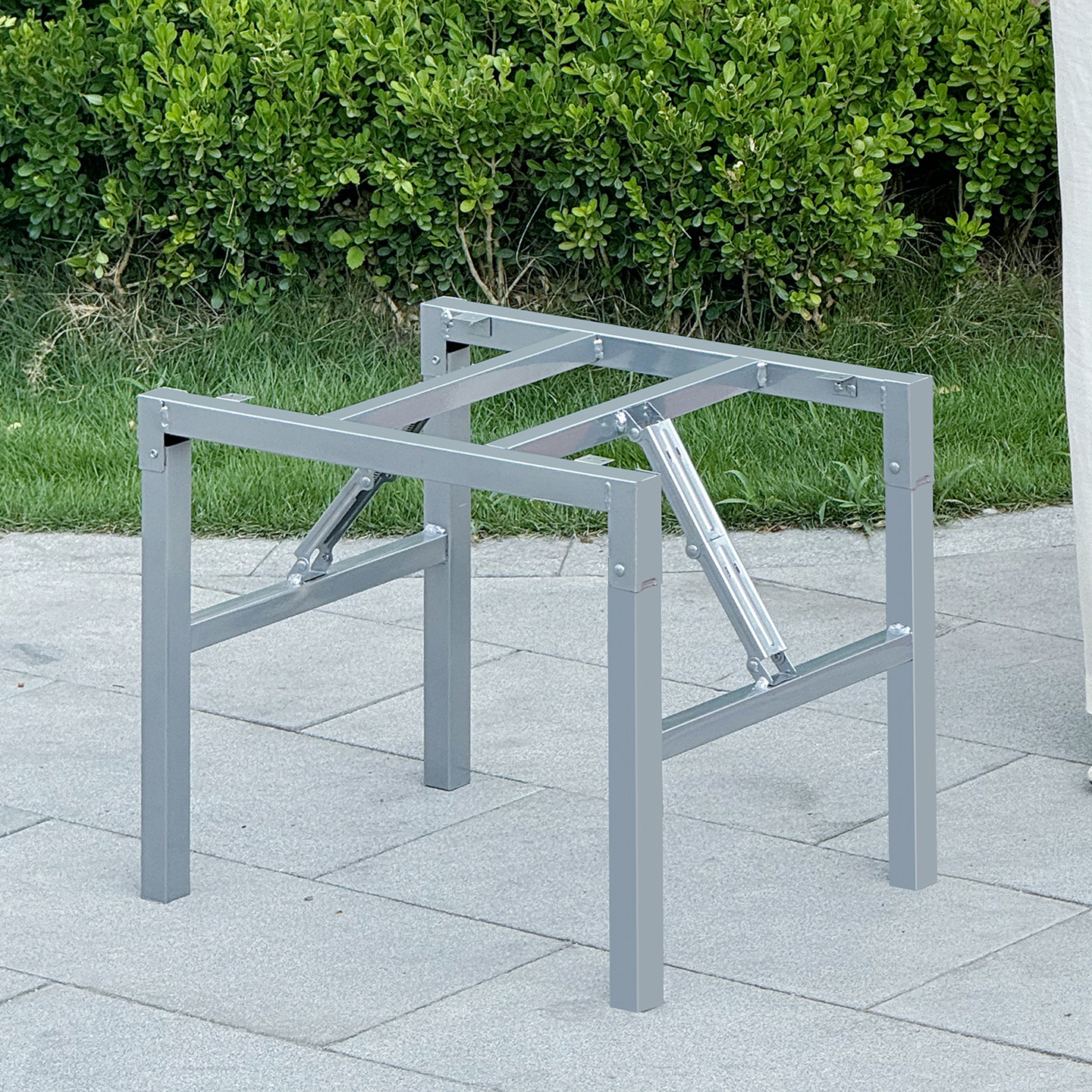 长方形支架 折叠桌架小桌腿 餐桌腿铁架子 矮桌子腿桌子架 支撑架