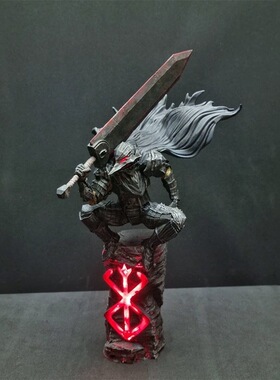 跨境新品动漫玩具乌鸦头剑士树脂工艺品家居室内桌面模型手办摆件