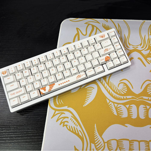 Faker大魔王白金侧透PBT键帽LOL