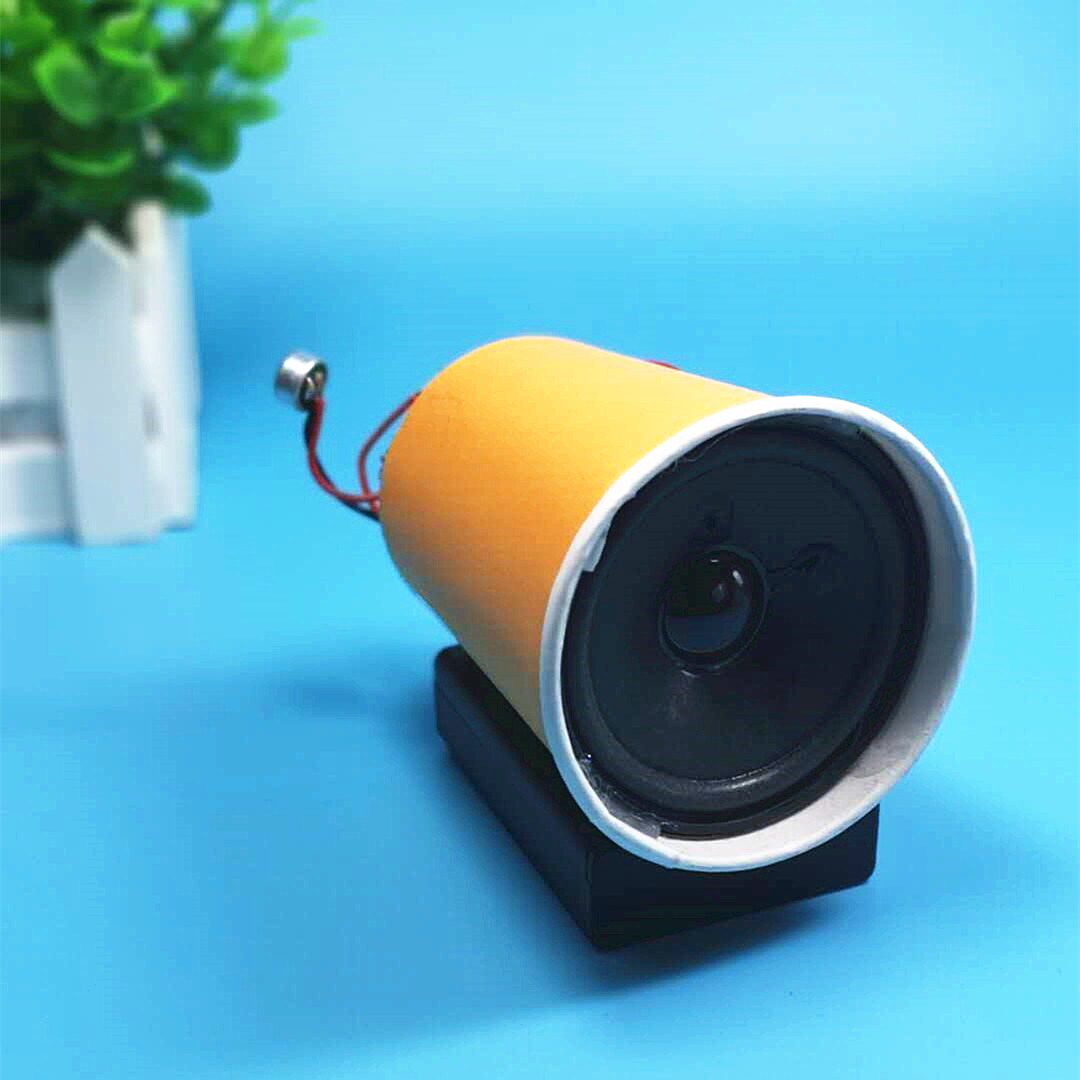 简易喊话器 扩音机 科学实验 diy玩具 声音传感器放大实验