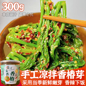 凉拌香辣香椿芽下饭头茬新鲜恩施