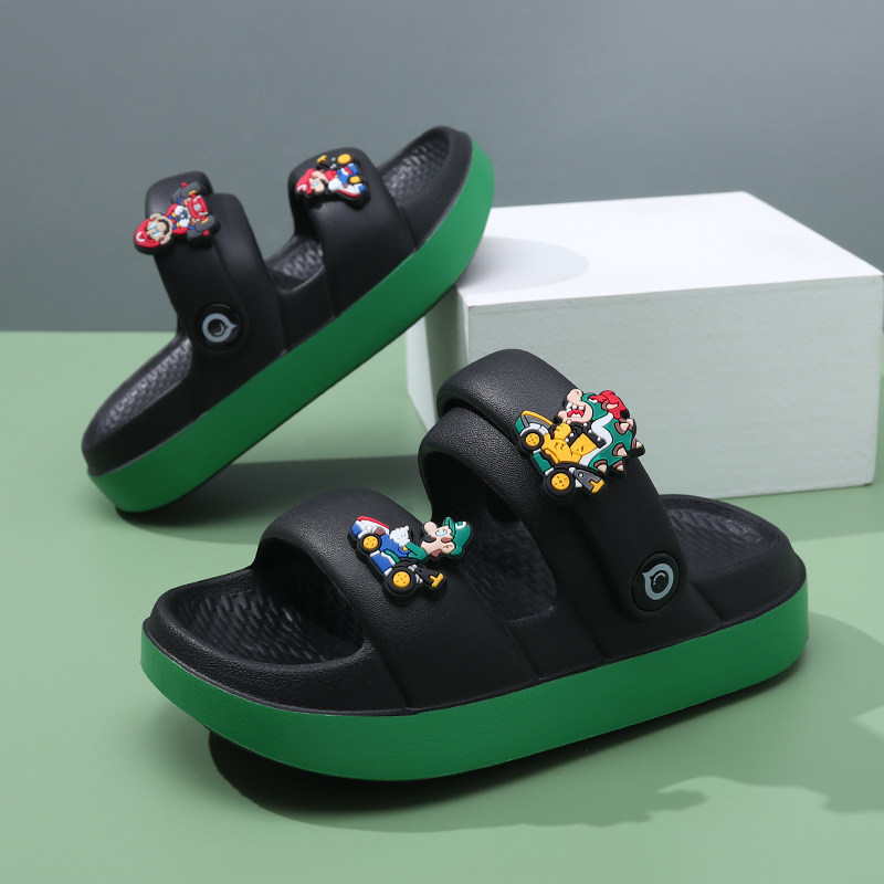 儿童凉鞋软底男童凉拖防滑夏季新款外穿户外海边中大童防臭沙滩鞋