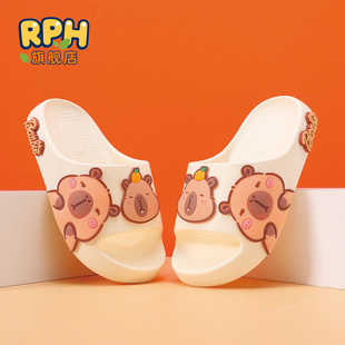 卡皮巴拉儿童女童拖鞋2026夏季软底防滑室内居家中大童女孩凉拖鞋