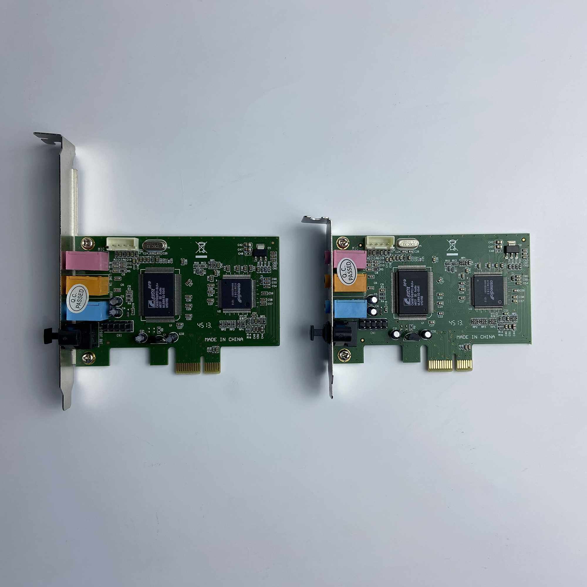 PCI-E 사운드 카드 디지털 광섬유 5.1 채널 서라운드 스테레오 데스크탑 컴퓨터 내장 소형 카드 슬롯 PCIE 오디오 카드