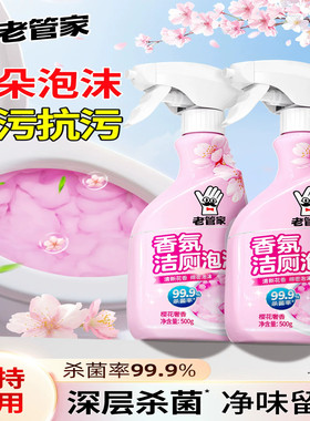 老管家香氛泡沫洁厕灵持久挂壁