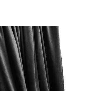 复合黑色麂皮绒磨砂布料 单面翻毛料西装风衣服装设计师创意面料