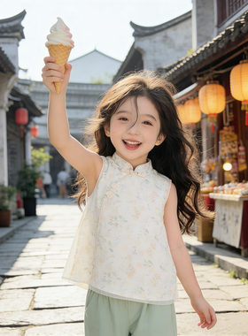 【青芽小糯】H2678女童春季洋气可爱百搭套装