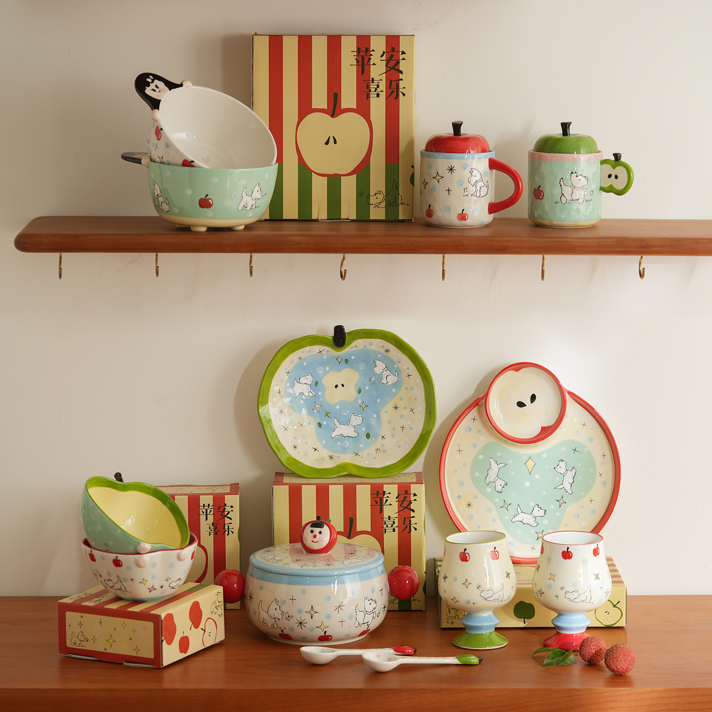 肆月可爱餐具套装情侣乔迁新婚