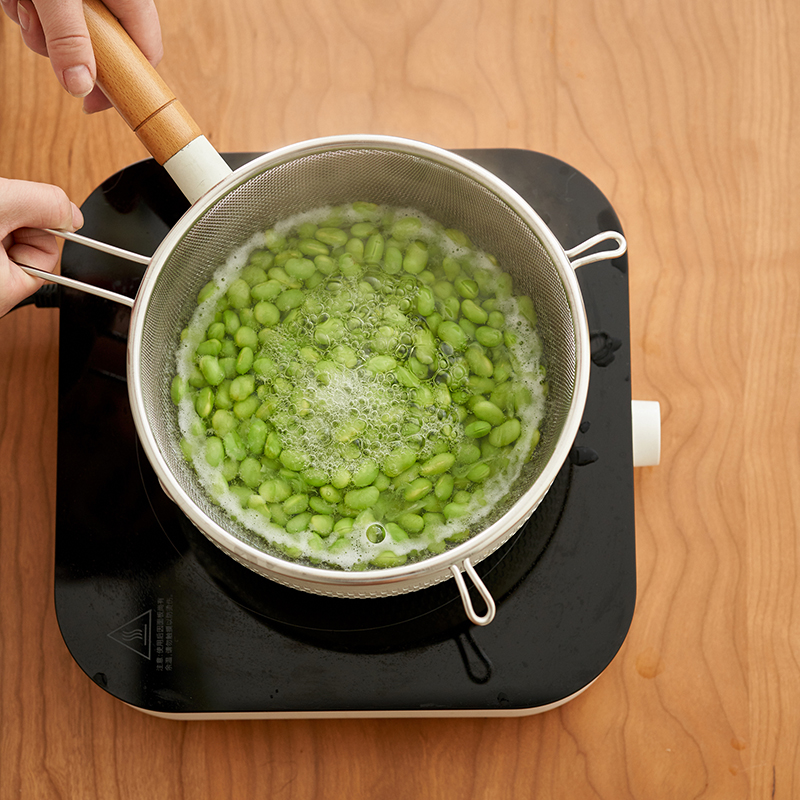 肆月雪平锅滤网不锈钢煮面捞面焯水漏网厨房麻辣烫漏筐捞饺子神器