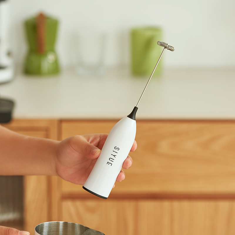 肆月手持电动打奶泡器家用咖啡牛奶搅拌器起泡器奶泡奶泡机器打蛋