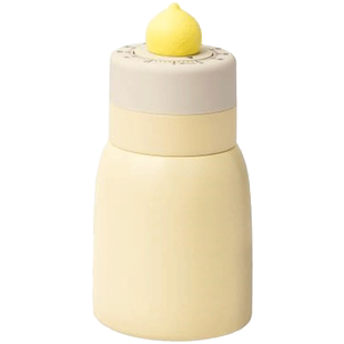 肆月可爱保温杯定时提醒喝水高颜值女生不锈钢网红小巧便携办公室