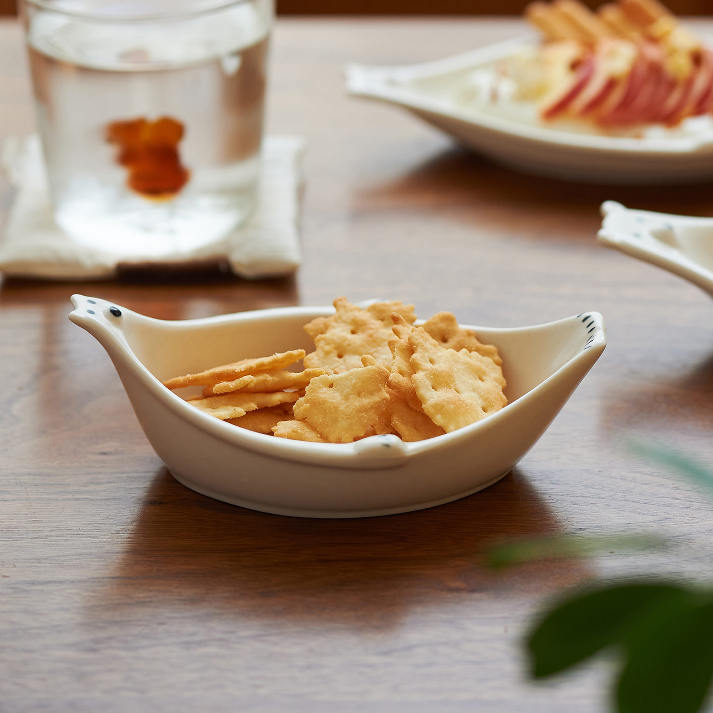 肆月可爱酸奶碗釉下彩高颜值小碗