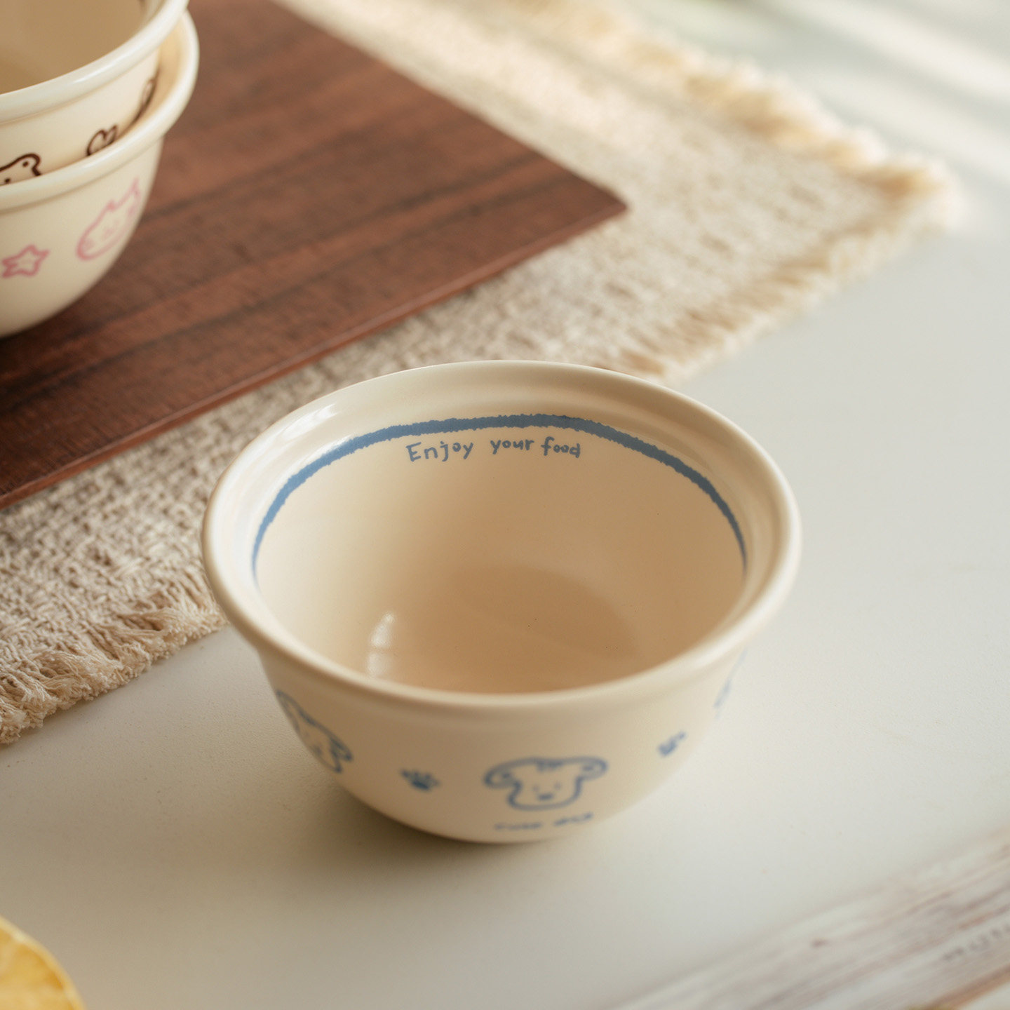 肆月陶瓷米饭碗高颜值可爱沙拉碗精致水果酸奶碗餐具小碗2026新款,餐饮具,碗,淘宝优惠券,粉丝福利购,淘宝优惠卷