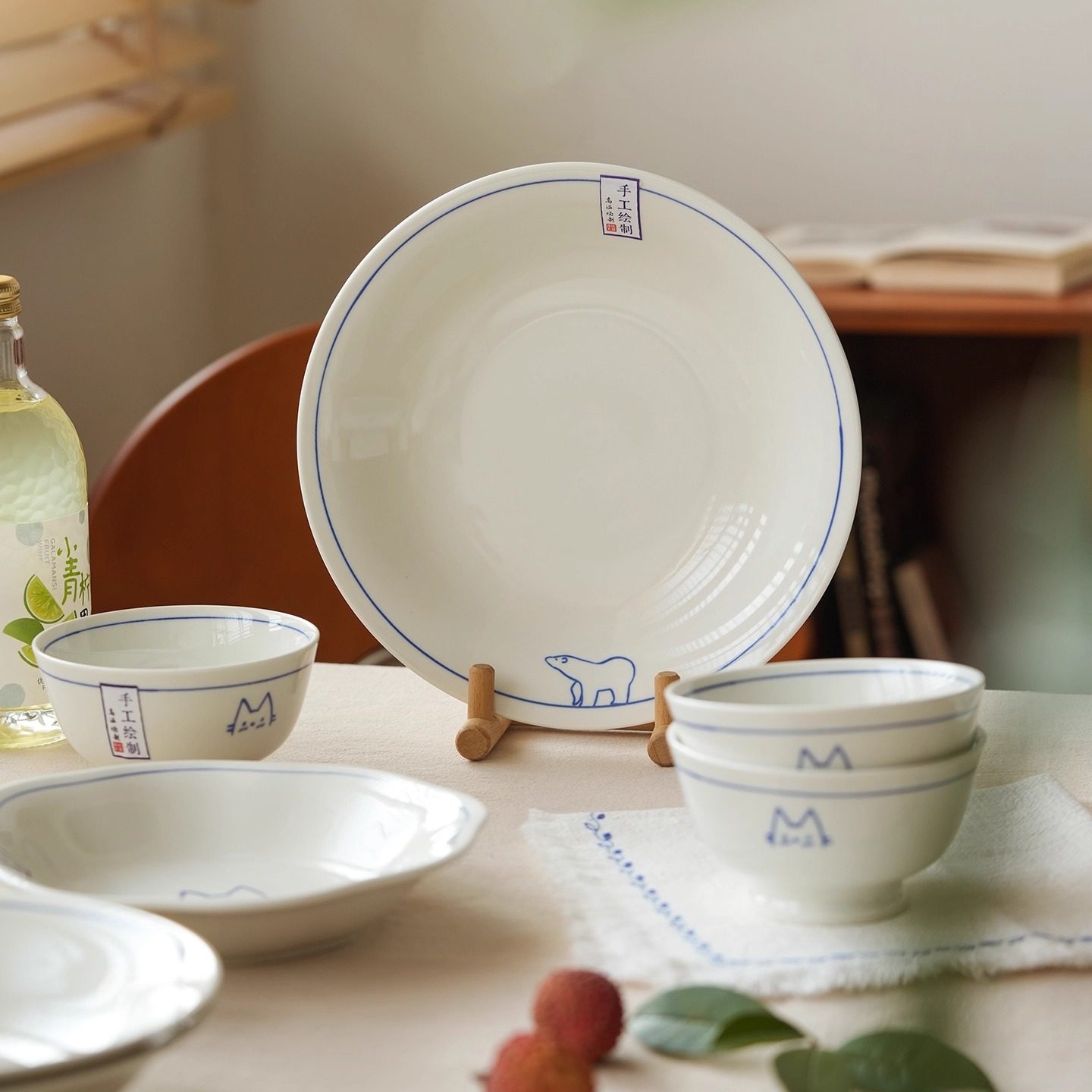 肆月日式简约碗碟餐具套装家用2026新款陶瓷碗具乔迁新居搬家礼物,餐饮具,碗,淘宝优惠券,粉丝福利购,淘宝优惠卷
