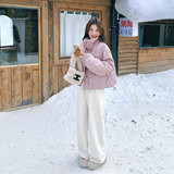 【大货已出】，原创新面料粉色50羽绒服091A-y01p245k368，女装羽绒服，浙宝091A