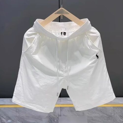 轻奢高端白色短裤夏季潮牌五分裤