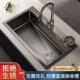 厨房水槽大单槽洗菜盆不锈钢304洗碗槽加厚洗手池