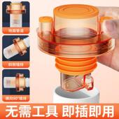 厨房洗菜盆三通下水管排水管道水槽洗碗机净水器三合一通用转接头