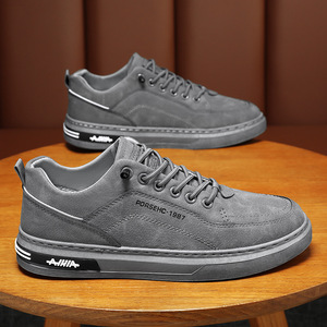 春季男鞋新款透气工地干活劳保鞋子男潮流百搭运动鞋休闲鞋板鞋男