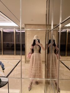 性感辣妹蕾丝钉珠亮闪闪抹胸吊带背心外穿网纱百褶长裙女生两件套