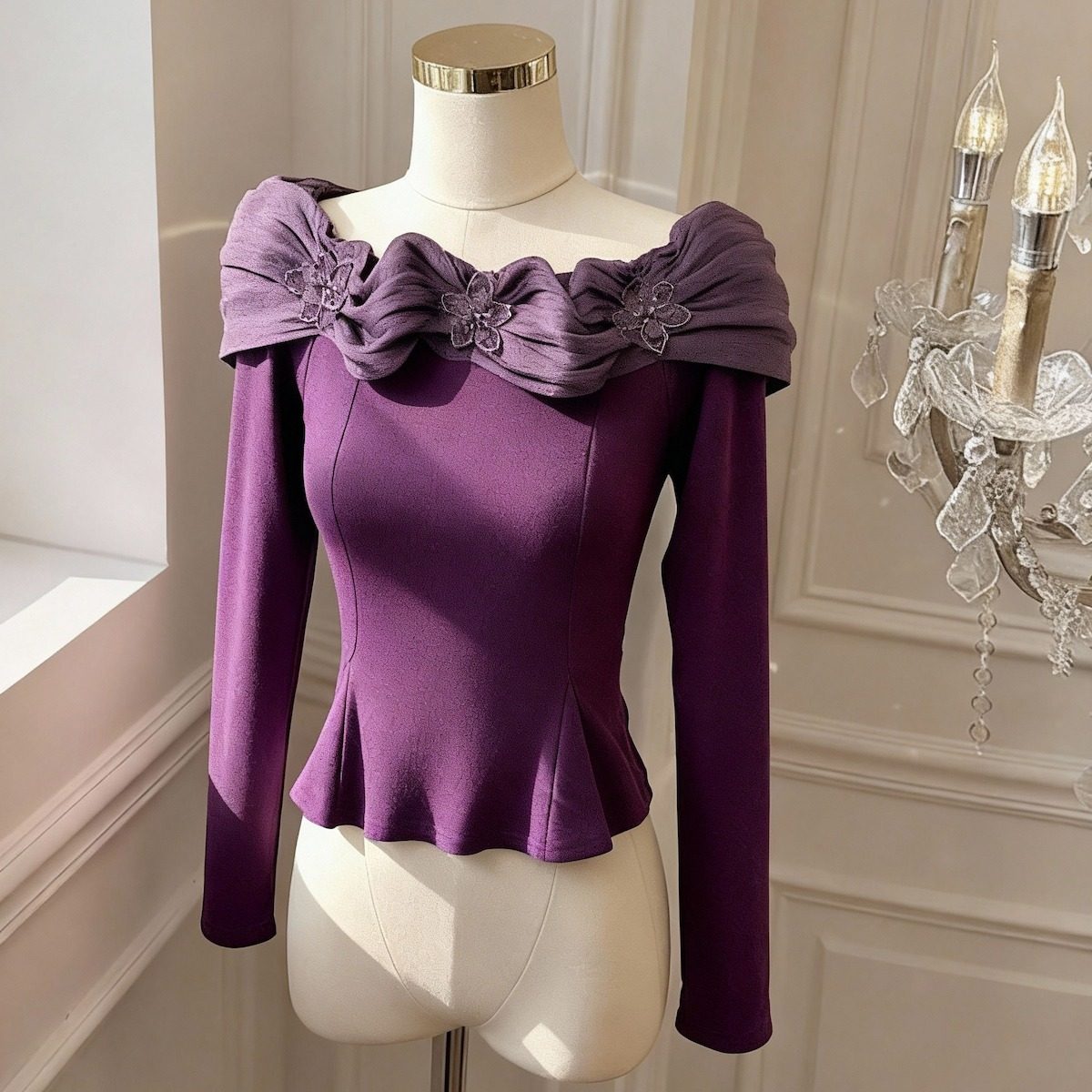 春季新款甜辣妹一字肩上衣设计感小众独特漂亮高级感修身t恤女,女装/女士精品,大码内搭,淘宝优惠券,粉丝福利购,淘宝优惠卷