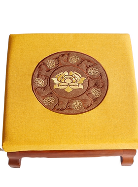 佛堂寺庙实木加厚拜凳