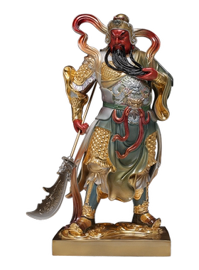 伽蓝韦陀佛像铜韦驮关公菩萨居家寺庙供奉家用神像摆件大全