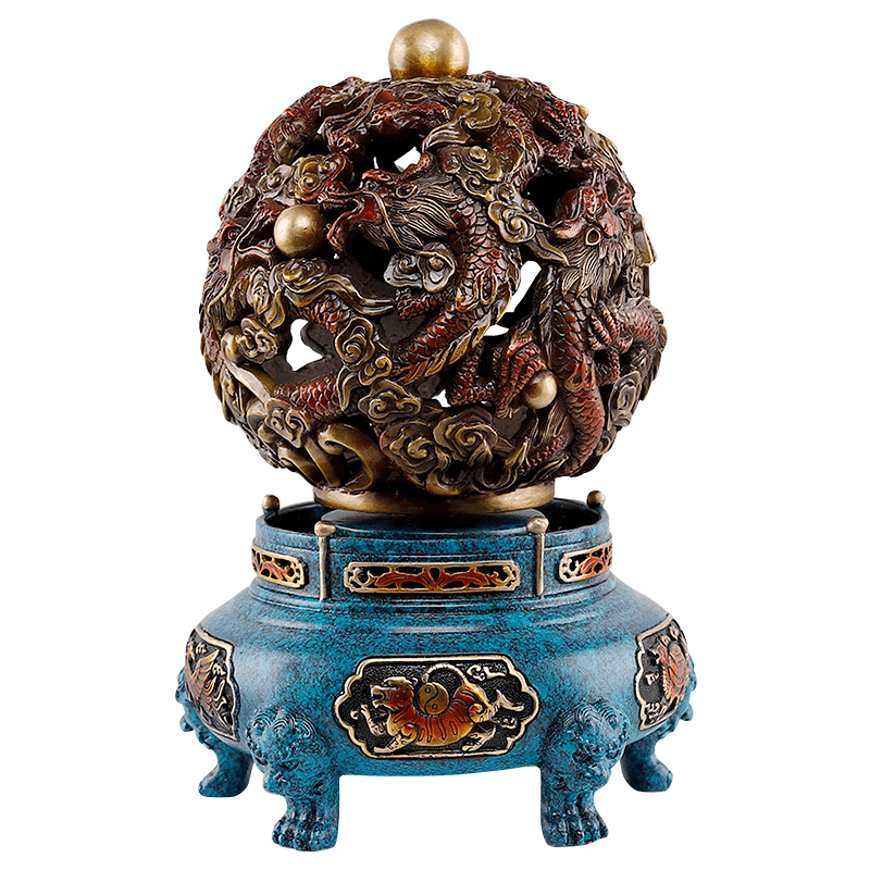 九转乾坤青龙轻奢风贺礼装饰品