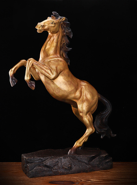 铜摆件开业送礼马到成功