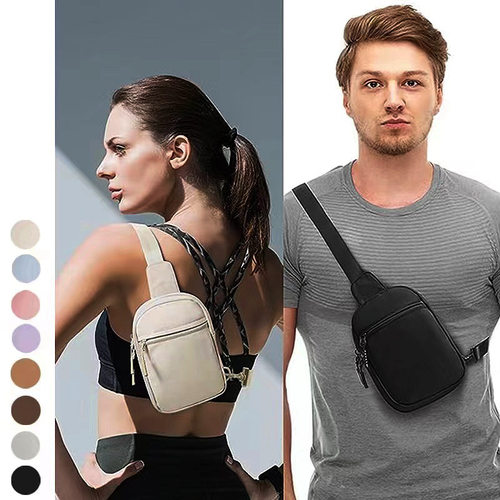 Shoulder Crossbody Bag Polyester Waterproof Fabric Chest Tre