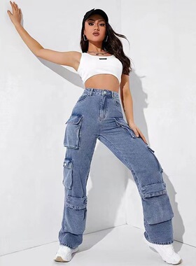 Source Manufacturers 2025 Overalls Women's Multi-bag Pants S