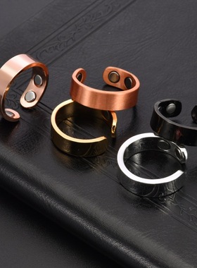 Magnet Magnetic Opening Red pper Ring Simple Fashion Smooth