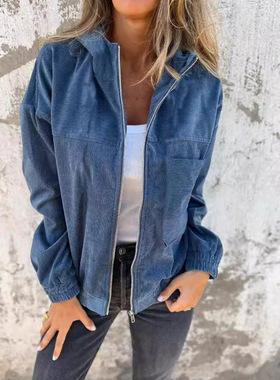 Independent Station Hot Sale Solid lor Jacket Women's Simple