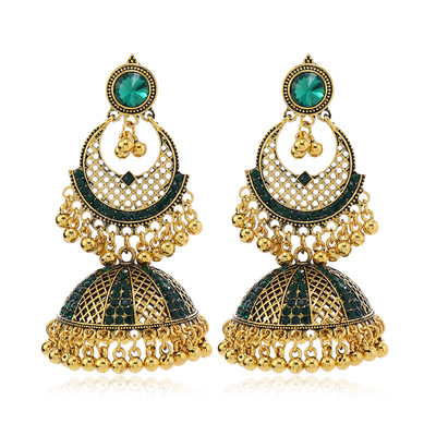 Indian Bohemian Style BEarrings lorful Geometric Ear Women E