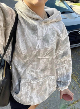 2025 Women's Camouflage Digital Printing Fleece-lined Thicke