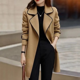Cashmere Sty Korean Western Plush Faux Slim style Women