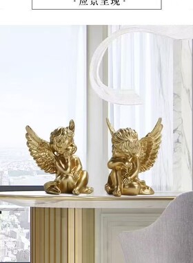 Creative Home Resin Crafts Cute Little Angel Ornaments Frenc